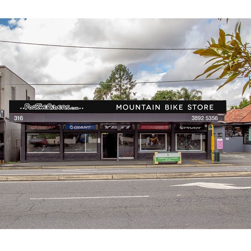 Fortheriders signage store design