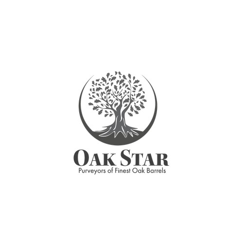 Logo for an Oak Barrel Producer