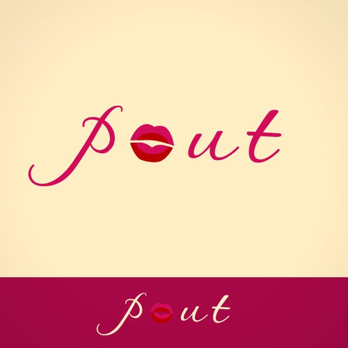Create a logo/brand image for "Pout"; a new Salon & Spa set to take over Dubai!