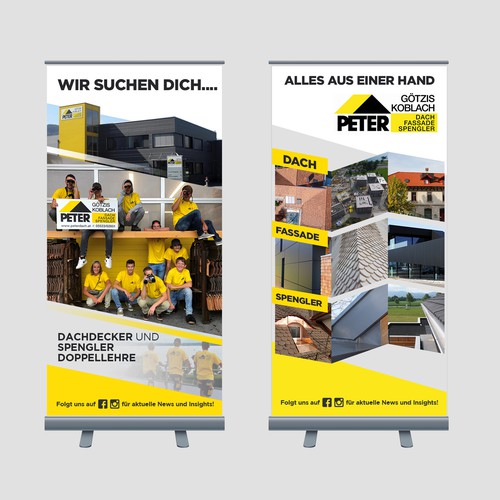 Peter GmbH (Rollup Banner design)