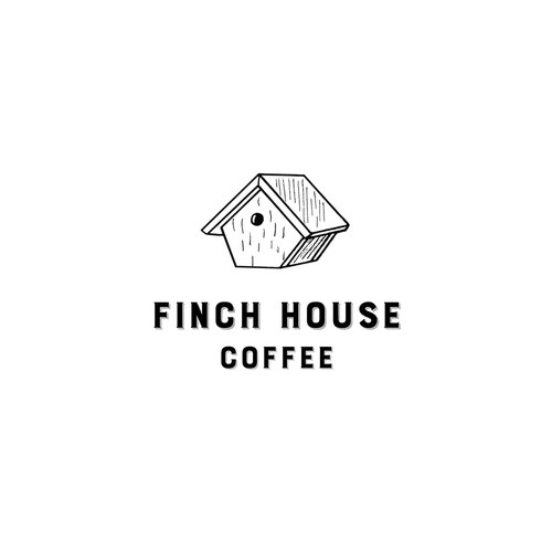 Logo design for Finch House Coffee.