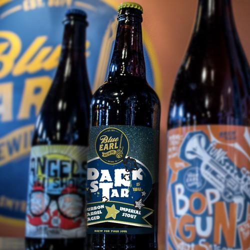Dark Star - Beer Label