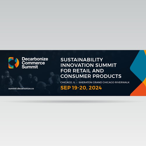 Conference Banner for Decarbonize commerce summit!