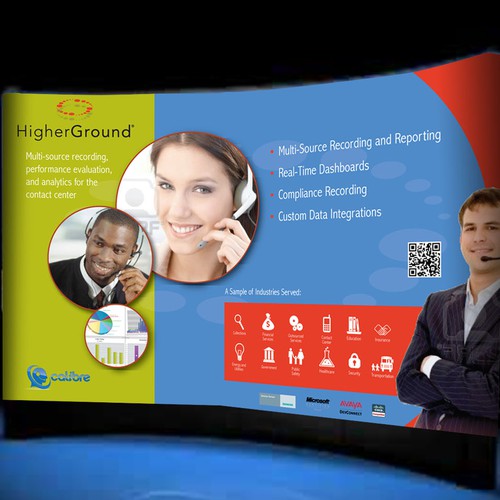 *guaranteed* brochure and 10' Pop-up Booth design for HigherGround, Inc.