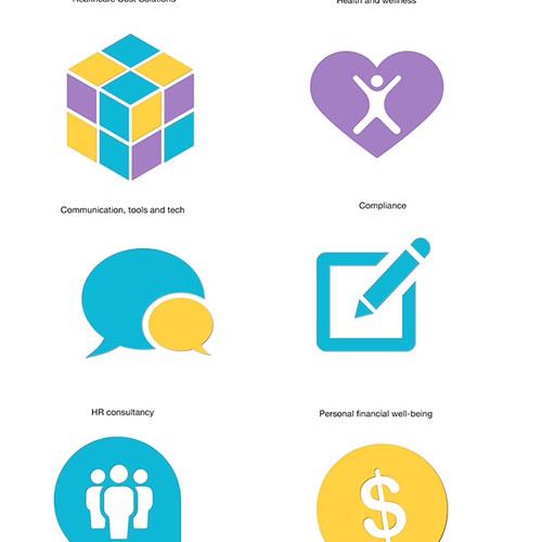 Guaranteed! Icon Pack for Strategic Team Model of an innovative Benefits Solution Firm