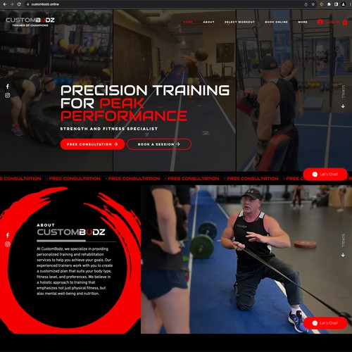 Custombodz Wix website
