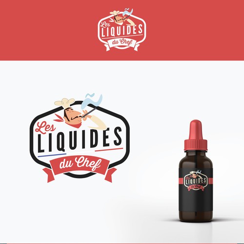 Create a logo for brand new e-liquid "gourmet" for electronic cigarette. Création logo marque de E-liquide "gourmet"