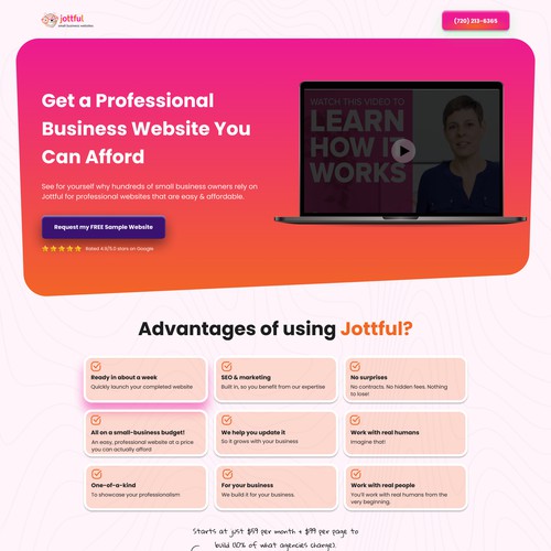 Landing Page Design
