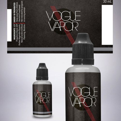 Classic packaging for vapor oil