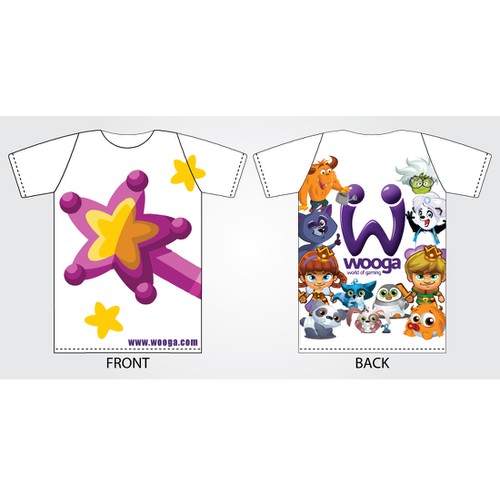 Wooga needs a new t-shirt design!