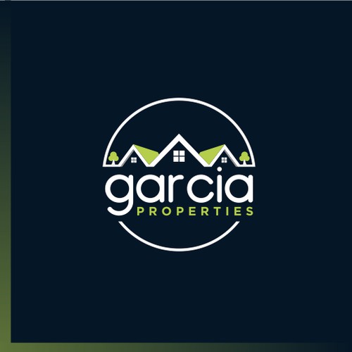 fun and whisical new logo for garcia properties