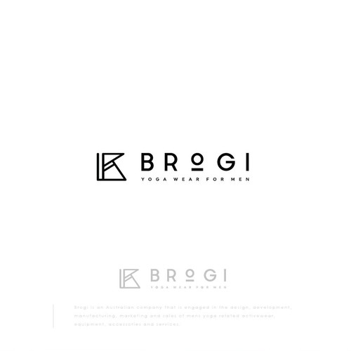 Logo Design for Brogi | Yoga Wear for Men