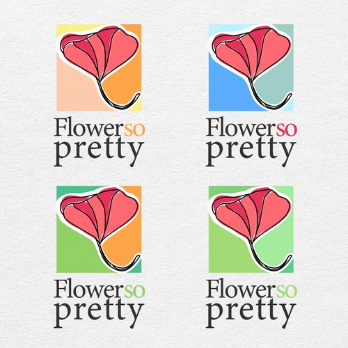 Logo for flower shop