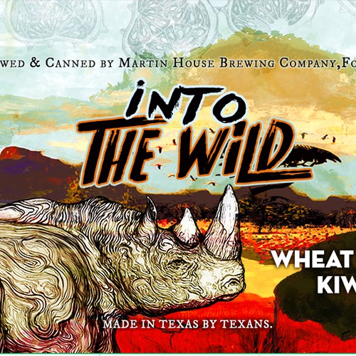 Winning design for Martin House Brewing's new Wheat Beer with Kiwano Fruit !!