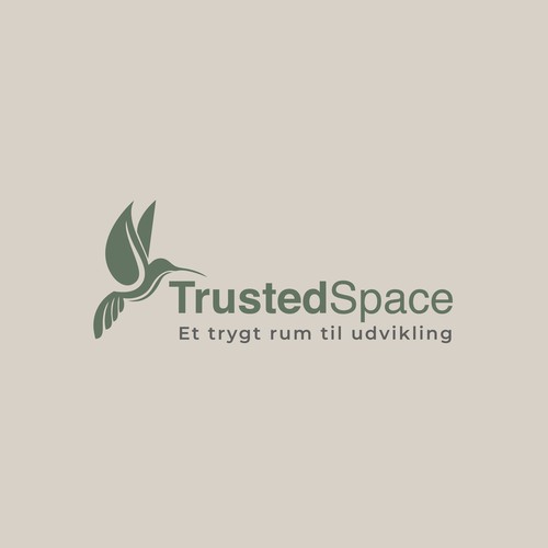 Trusted space logo design 