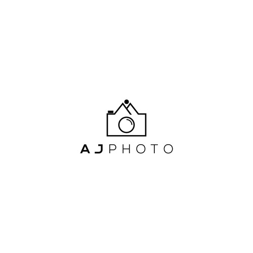 Logo concept for "AJPHOTO"