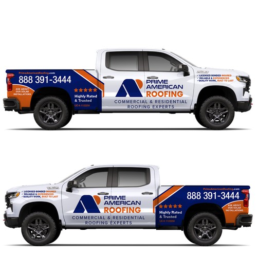 Truck Wrap 2025 Chevrolet Silverado 1500 Crew Cab Short Bed