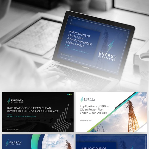 Create a Clean and Modern PowerPoint Template for Energy Strategies