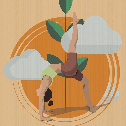 minimalism yoga art