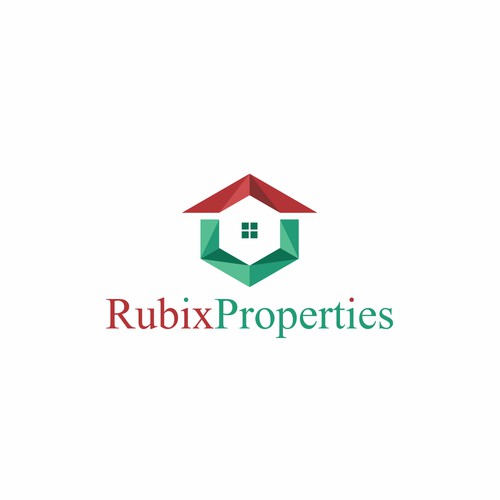 Rubix properties logo design