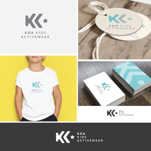 Logo design concept for kids fashion