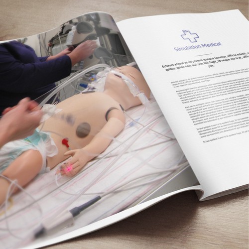 Create a brand for a medical simulation retailer