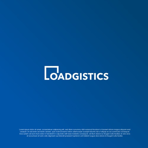 Loadgistics logo for trucking app