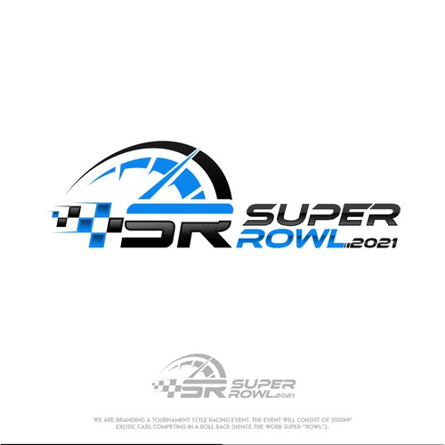 Super Rowl logo design