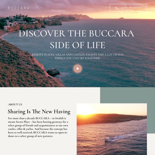 Luxury Travel Webdesign