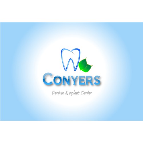 Modern logo for denture center