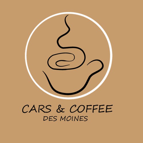 logo concept for cars&coffee enthusiasts