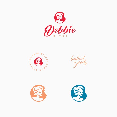 feminine logo for pre baked snacks business