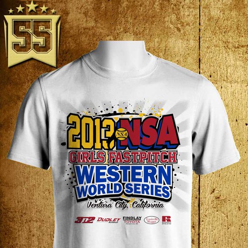 Create the next logo for 2013 NSA Girls Fastpitch Western World Series