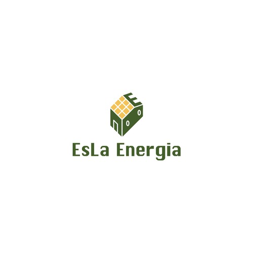 Renewal energy company logo concept for EsLa
