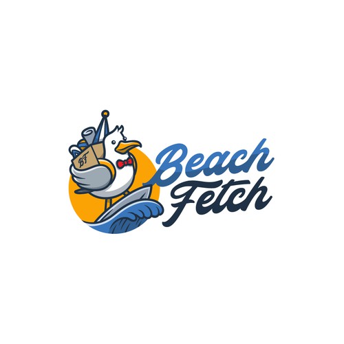 Fun Logo for a Beach Delivery Business 