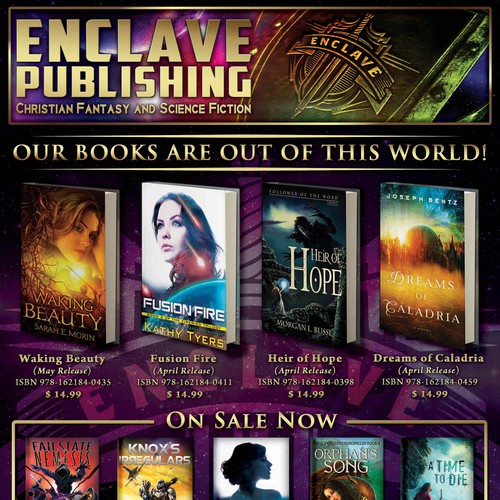 Full Page Magazine Ad for Science Fiction & Fantasy Books