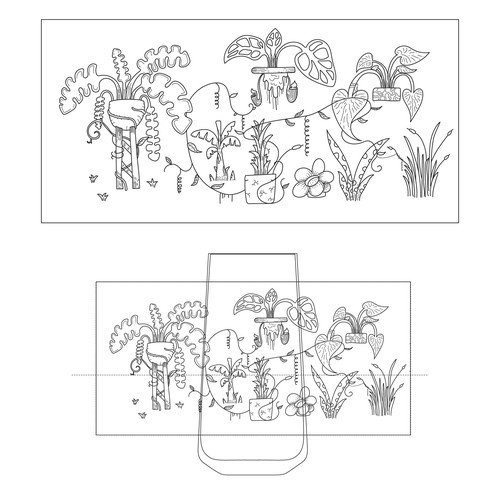 Plant Lover Glass Design