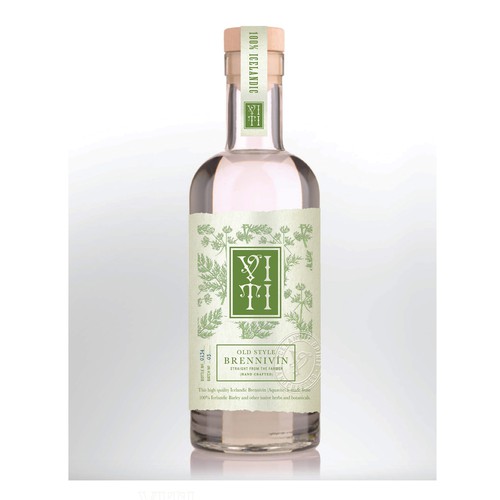Icelandic Brennivin Spirit Packaging