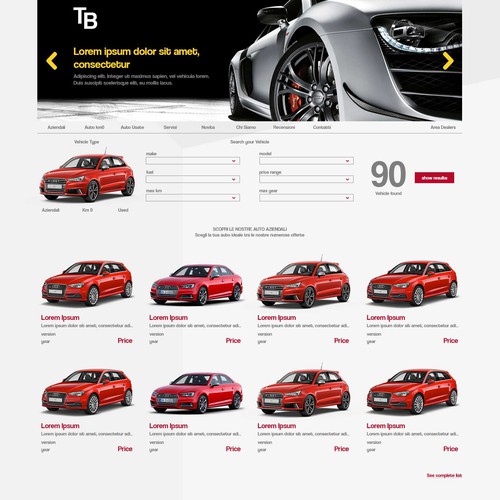 Car Website Design