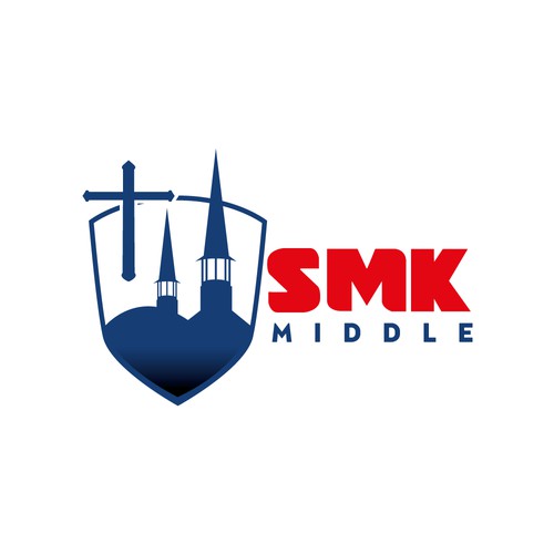 Logo concept for middle catholic school