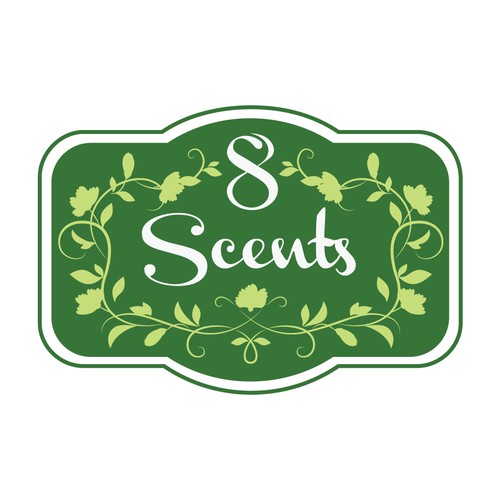 8 Scents - logo for air fresheners and other home products