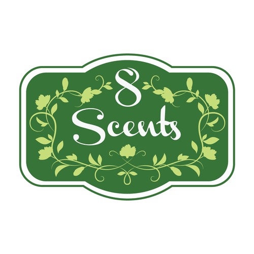 8 Scents - logo for air fresheners and other home products