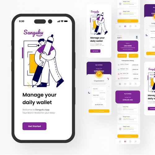 Sanguku Saving Money Mobile Application