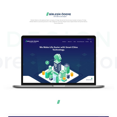 Fintech company Website Redesign...