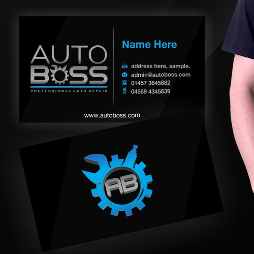 logo & Business card for Auto Boss Project