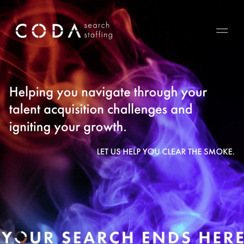 Recruitment agency website, branding, and copywriting