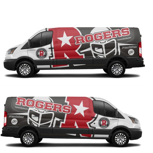 Rogers Athletic Van Wrap