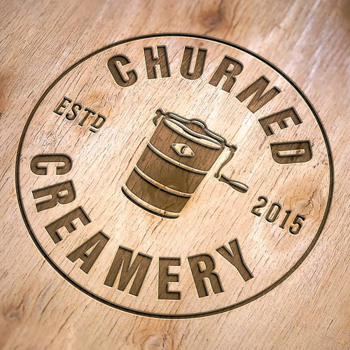 Churned Creamery - freshly churning ice cream right in front of the customer.