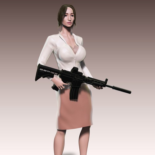 Women Gun