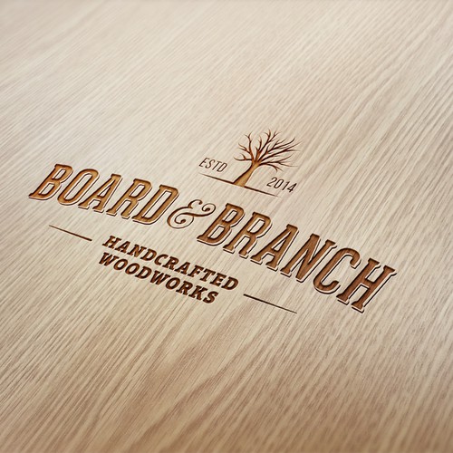 Logo for wood company